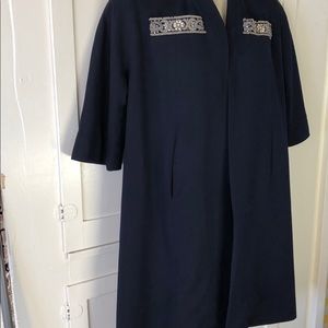 Vintage Frank Gallant NY Women’s Coat 12-14 Pearls